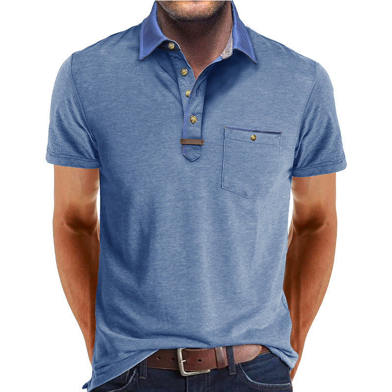 Alden | Heren Poloshirt – Modieuze Kraag, Praktische Borstzak & Ademend 9