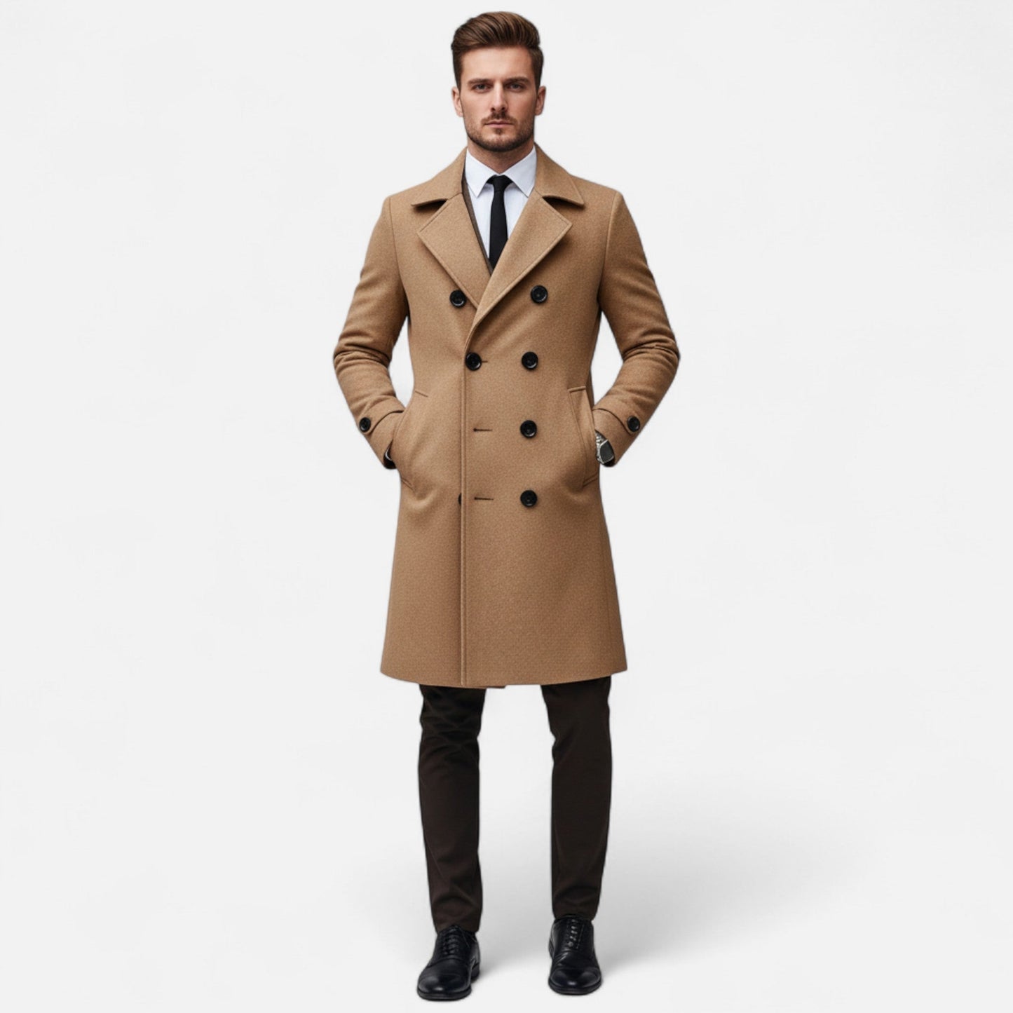 Alessio | Cappotto Lungo Elegante e Raffinato da Uomo 1
