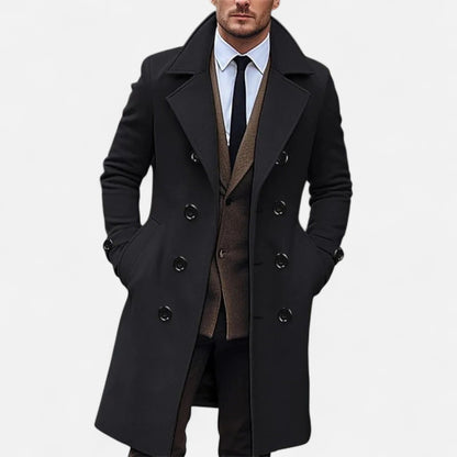Alessio | Cappotto Lungo Elegante e Raffinato da Uomo 4