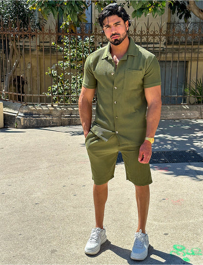 Heren Zomerset Casual Matteo Korte Broek