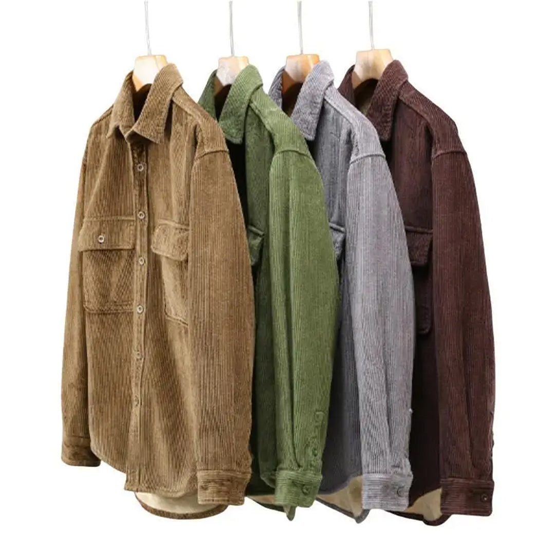 Wintershirt voor Heren Corduroy Dorian Warm en Stijlvol