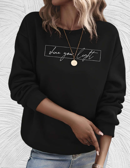 Dames Oversized Sweater Ronde Hals Zacht en Warm