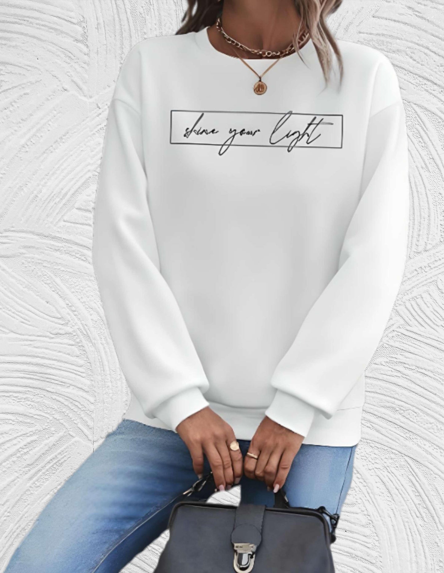 Dames Oversized Sweater Ronde Hals Zacht en Warm - Mode Vibes