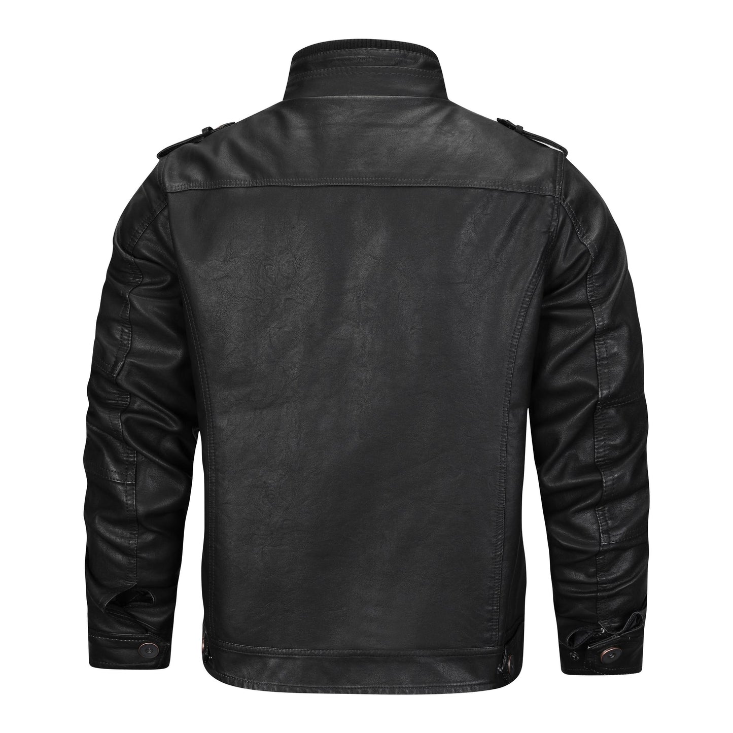 Leren Jacket voor Heren Stoer Biker Model