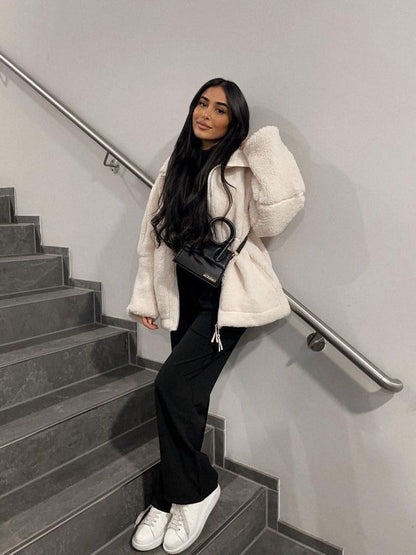 Alyssa | Dames Oversized Fleecejack – Zacht, Warm & Casual 2