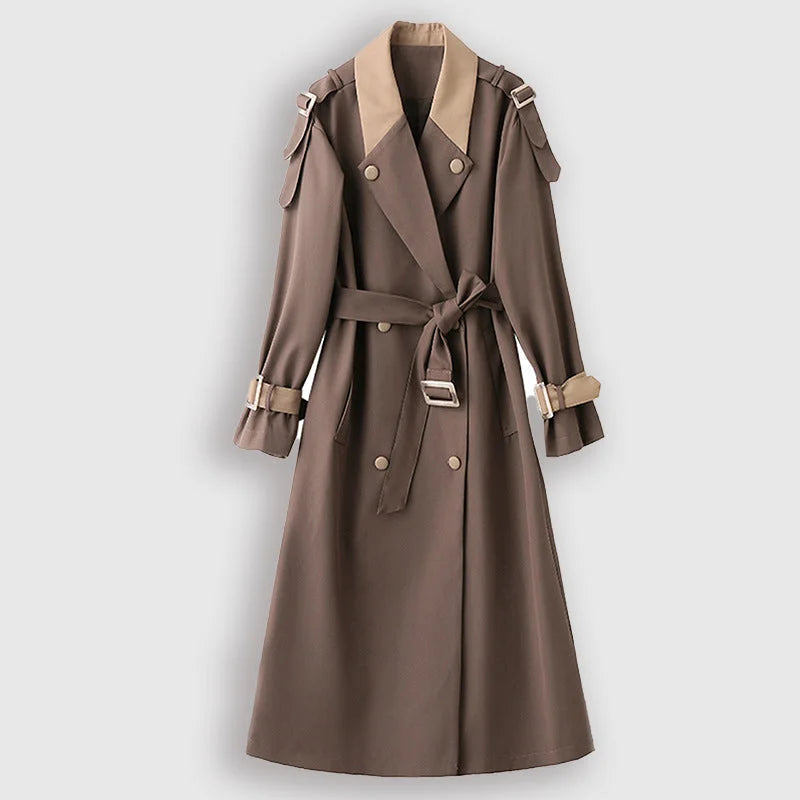 Amélie | Elegante e intramontabile trench lungo 3