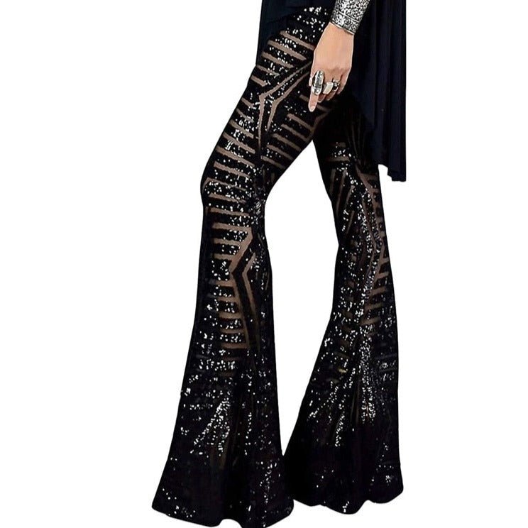 Amelie | Eleganti pantaloni di paillettes