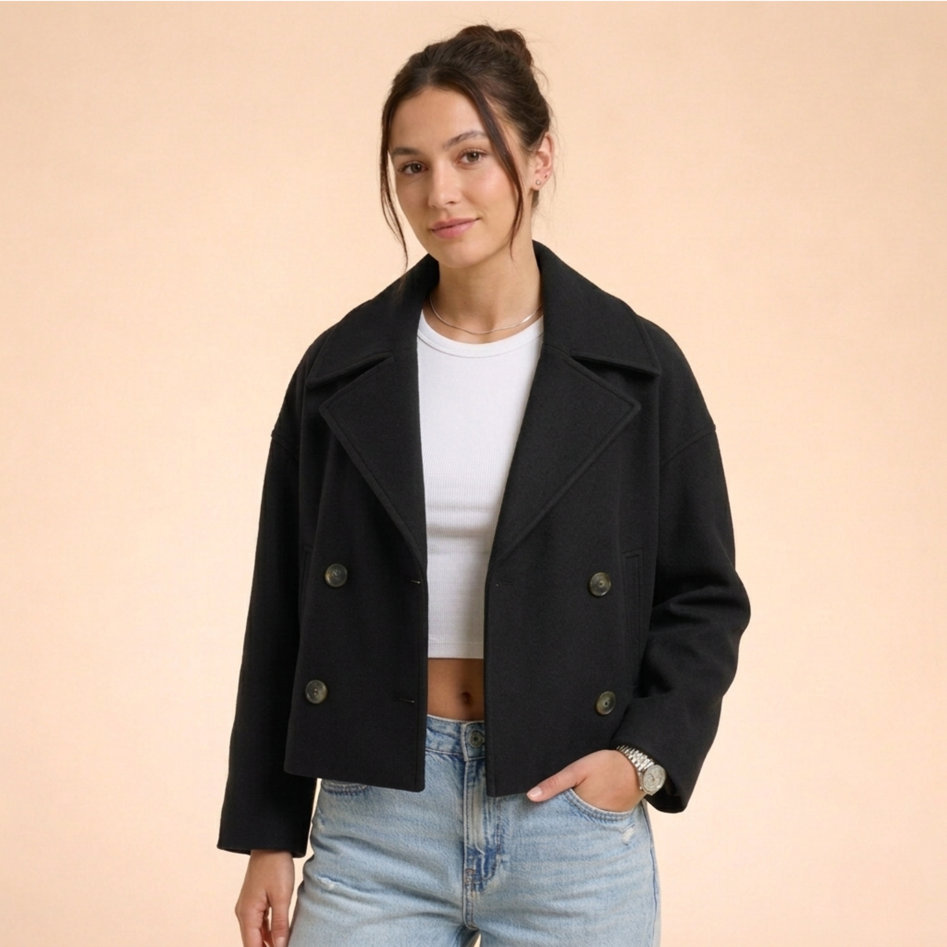 Amelie | Korte Winterjas Dames – Comfortabel, Elegant & Trendy 4