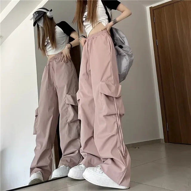 Retro Zomer Werkbroek Hoge Taille