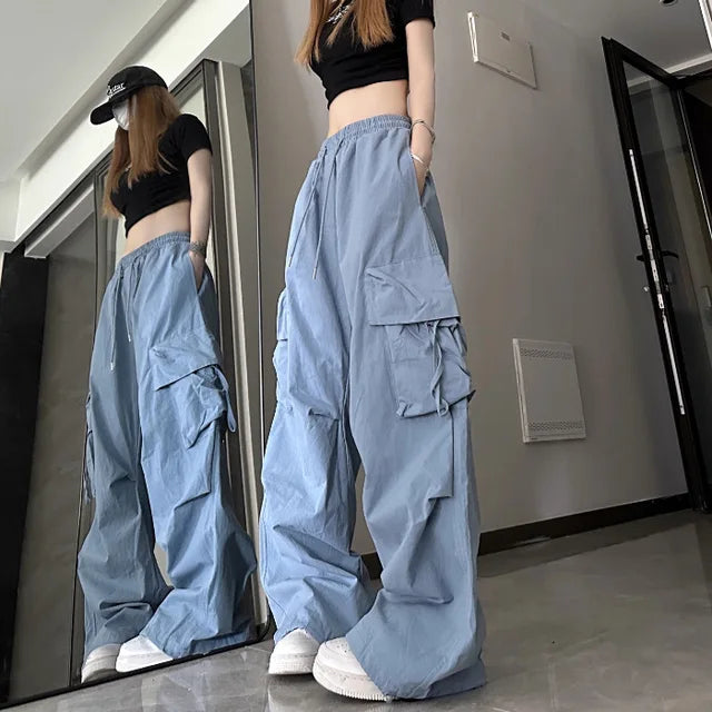 Retro Zomer Werkbroek Hoge Taille