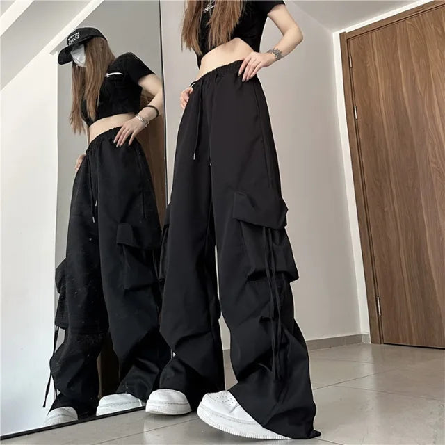 Retro Zomer Werkbroek Hoge Taille