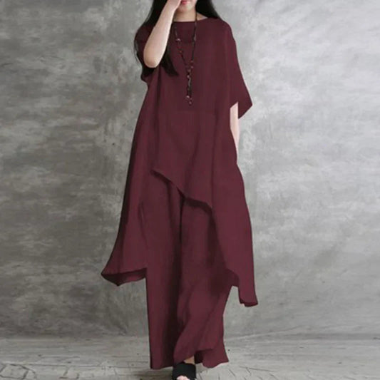 Andrada | Klassieke katoenen shirt- en broekset