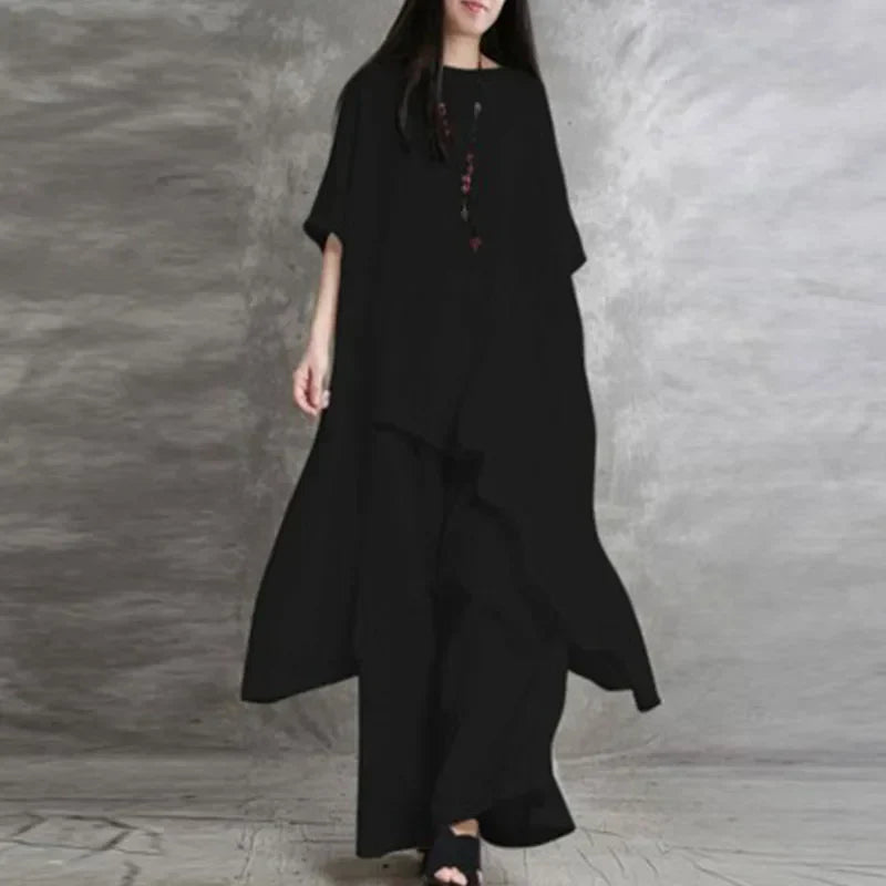 Andrada | Klassieke katoenen shirt- en broekset