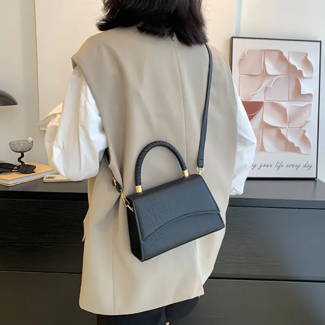 Dame Handtas Met Bovenhandvat en Ruim Interieur