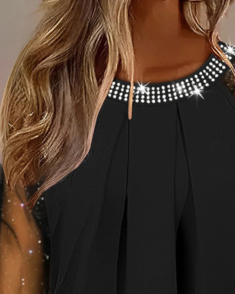 Andrea | Top da sera con paillettes