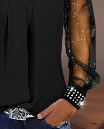 Andrea | Top da sera con paillettes