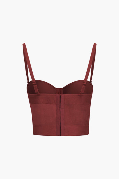 Andrea | Top corsetto bustier in rete traspirante