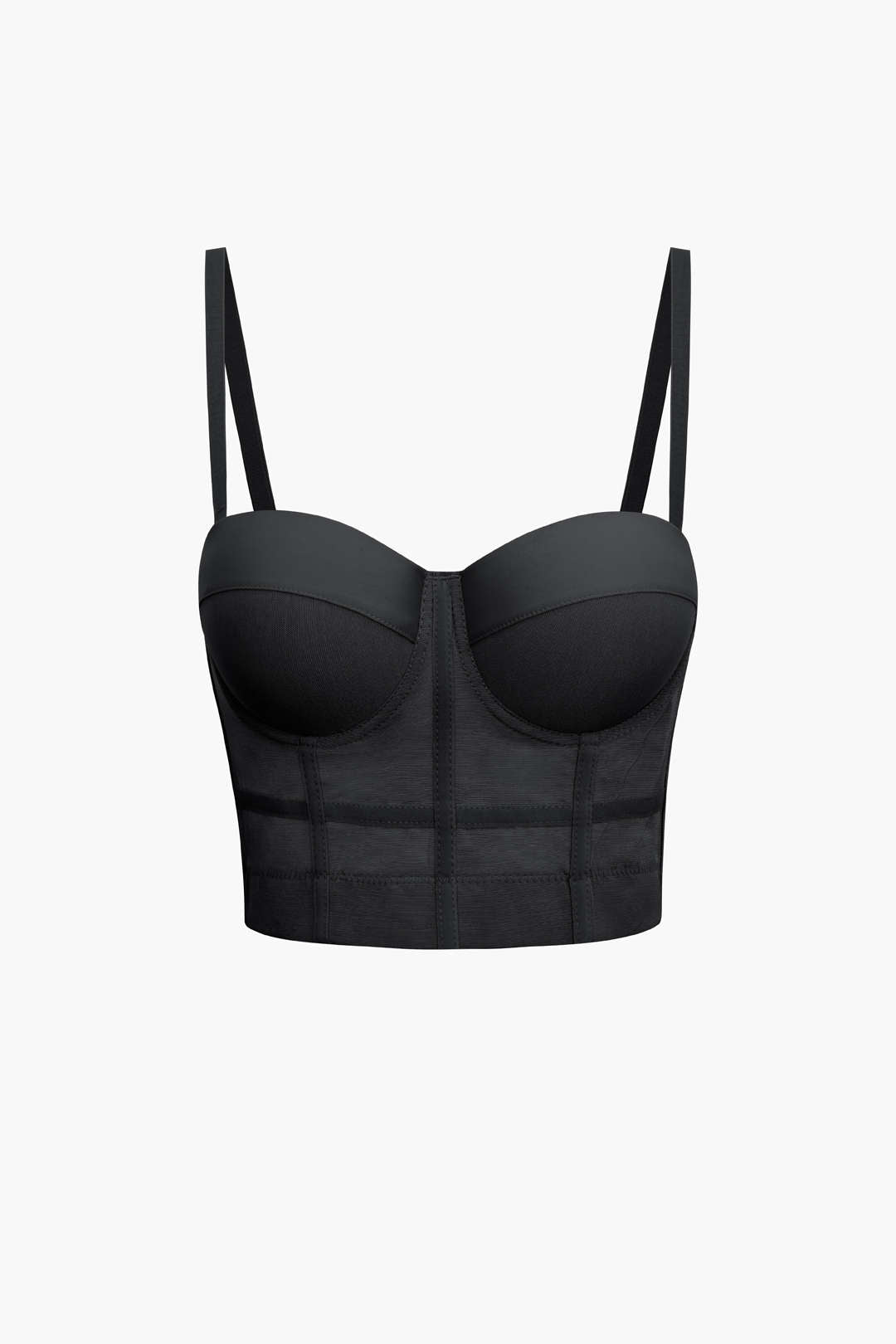 Andrea | Top corsetto bustier in rete traspirante