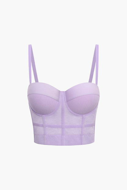 Andrea | Top corsetto bustier in rete traspirante