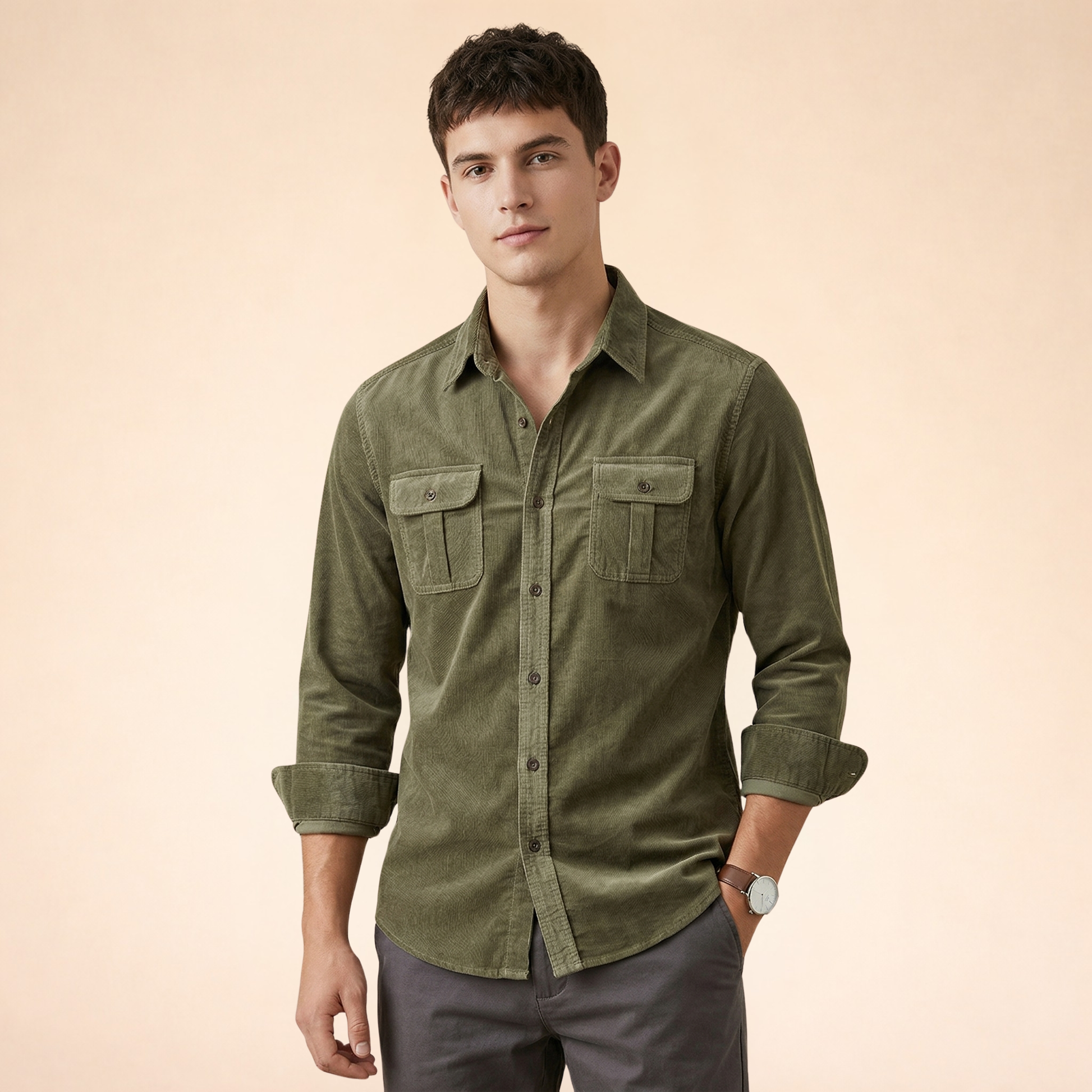Andreas | Elegant en comfortabel slim-fit overhemd 2