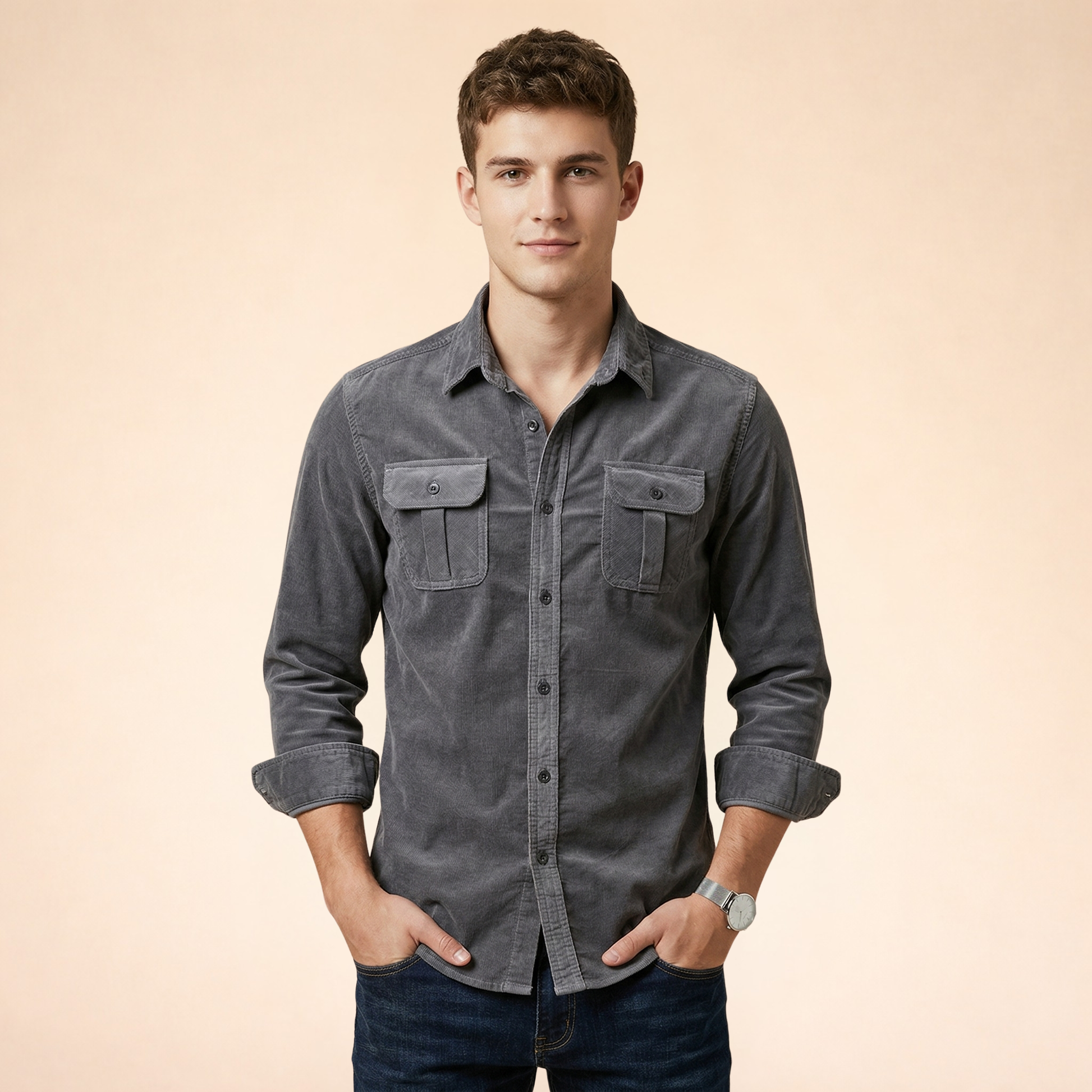 Andreas | Elegant en comfortabel slim-fit overhemd 3