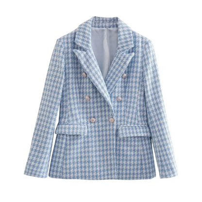 Tweed Blazer Angeli - Klassiek en Stijlvol - Mode Vibes