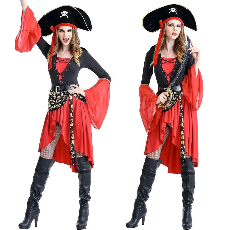 Angelica | Halloween elegante piratenjurk en thema feesten