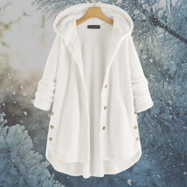 Dames Fleece Jas Met Capuchon Warm en Waterdicht - Mode Vibes