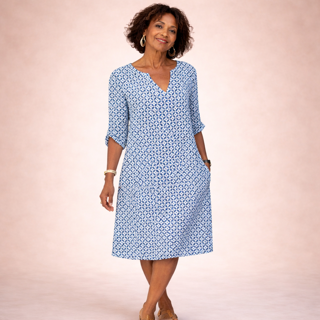 Anouk | Vintage-stijl & Comfortabel Zomerjurk 1