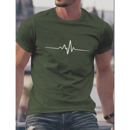 Antonio | T -shirt slank passen bij moderne grafische print