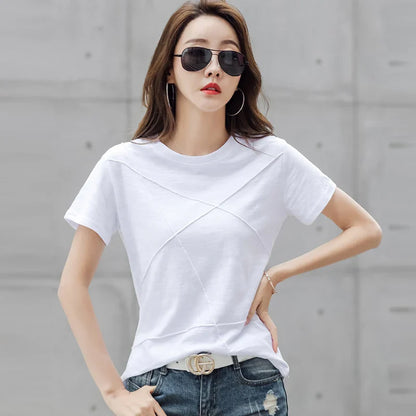 Zomer Slimme Bamboe T-Shirts voor Vrouwen
