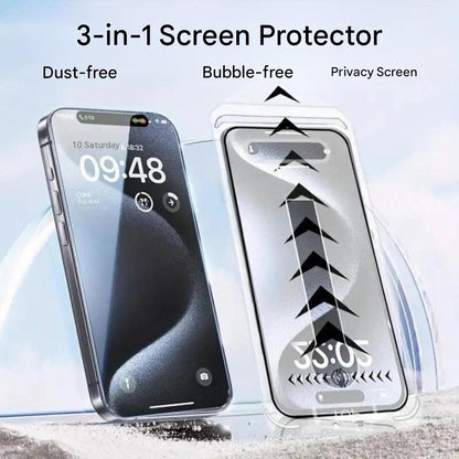 iPhone Schermbeveiliging 3-in-1 Met Privacybescherming