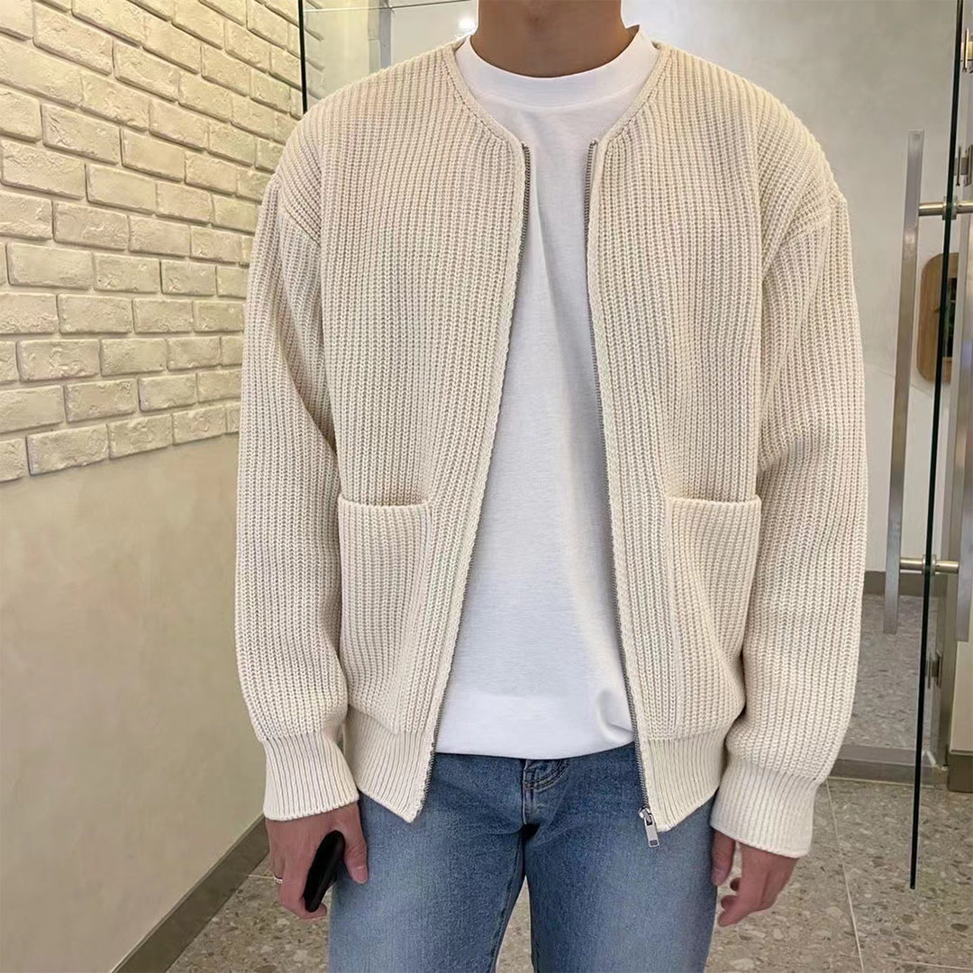 Herenvest Met Rits Trendy Lorenzo Designer Model - Mode Vibes
