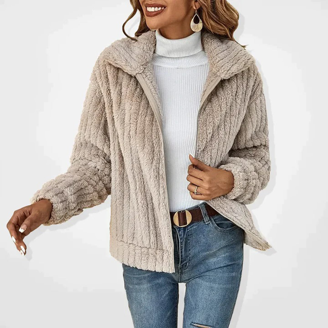 Dames Fleece Vest Zacht Warm Ember - Mode Vibes