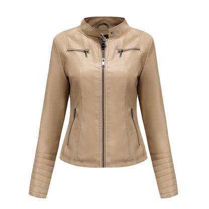 Leren Dames Jas Stoer Elegant Model