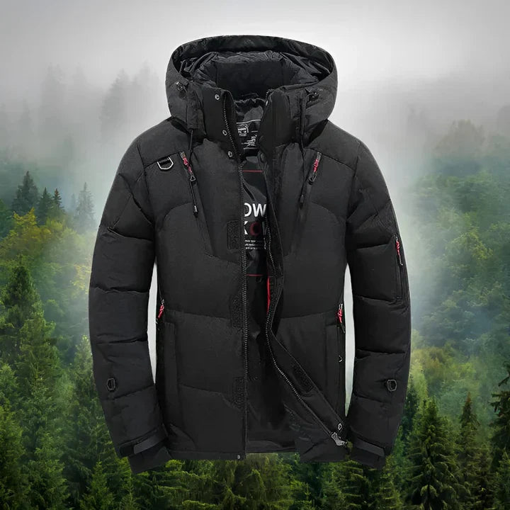 Waterdichte Heren Winterjas Met Afneembare Capuchon - Mode Vibes