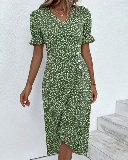 Zomerjurk Elegante Vrouwelijke Jurk met Tijdloos Design