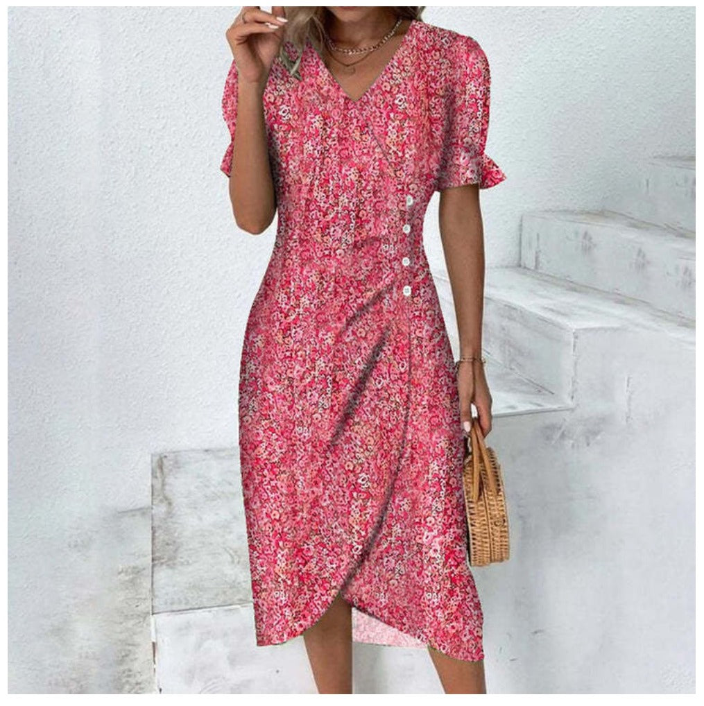 Zomerjurk Elegante Vrouwelijke Jurk met Tijdloos Design