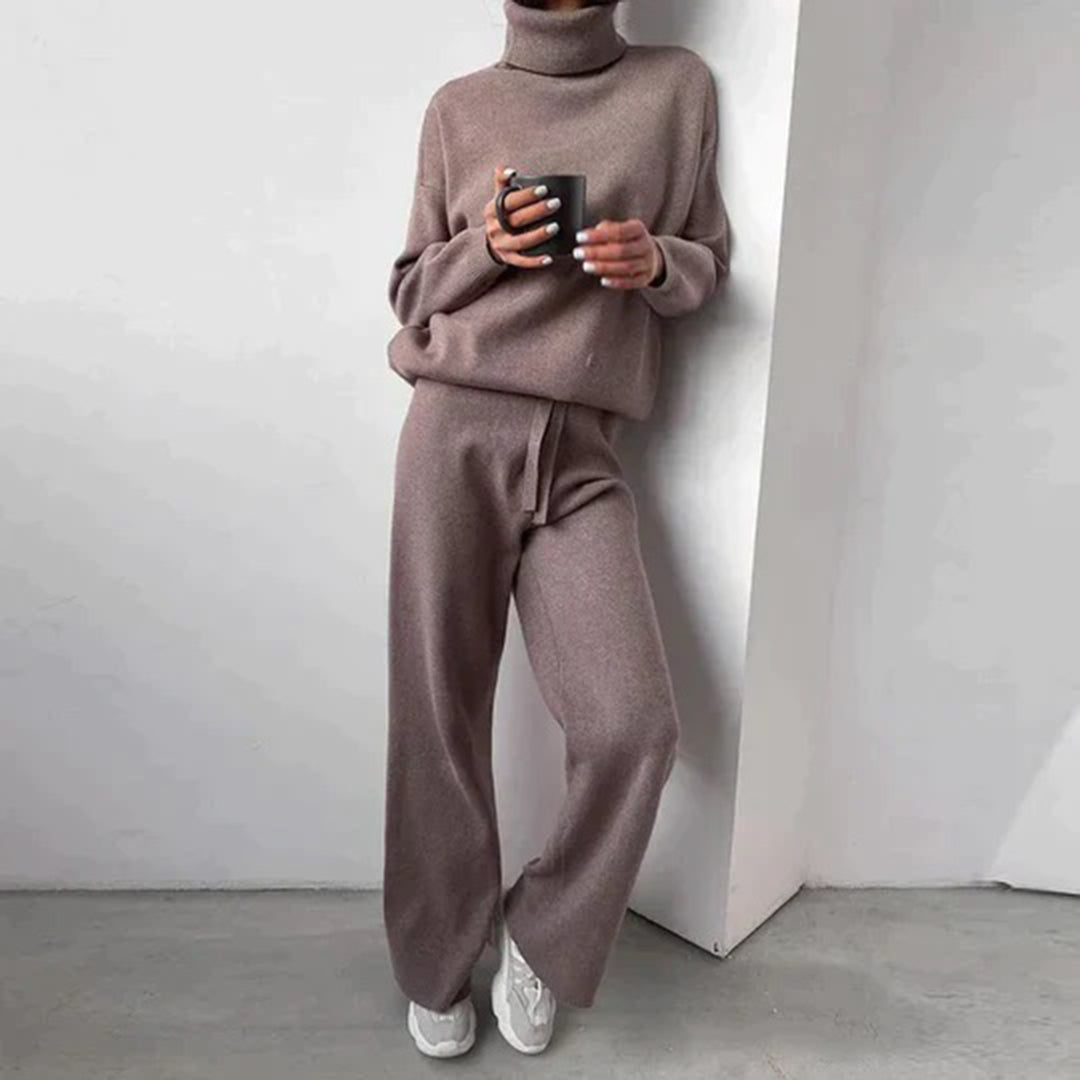 Zachte Kasjmier Set voor Vrouwen Warm en Comfortabel - Mode Vibes