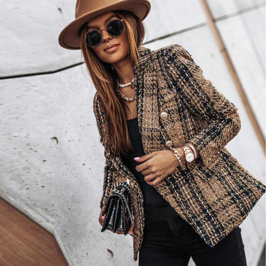 Dames Blazer met Klassieke Enkele Sluiting