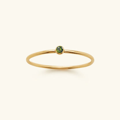 Geboortesteen Ring Zirkonia Celestia
