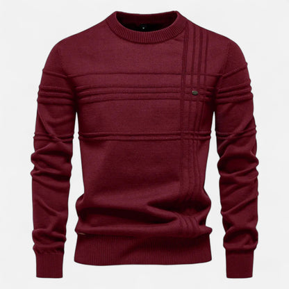 Aurelio | Heren Sweater Zwart – Zacht, Ademend & Tijdloos 0