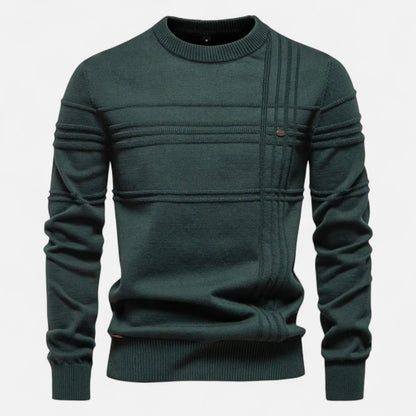 Aurelio | Heren Sweater Zwart – Zacht, Ademend & Tijdloos 3