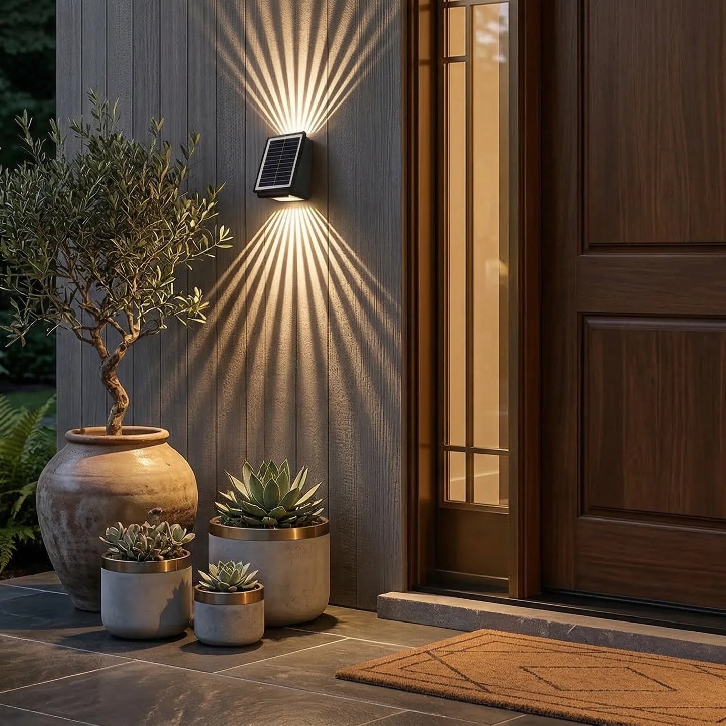 Solarlamp Wandmodel Met Zonnepaneel