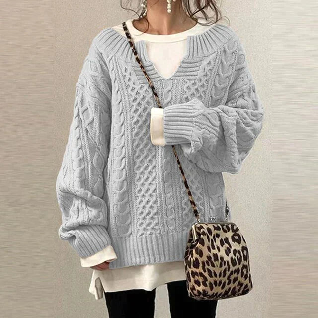 Elegante Gebreide Trui voor Vrouw - Mode Vibes