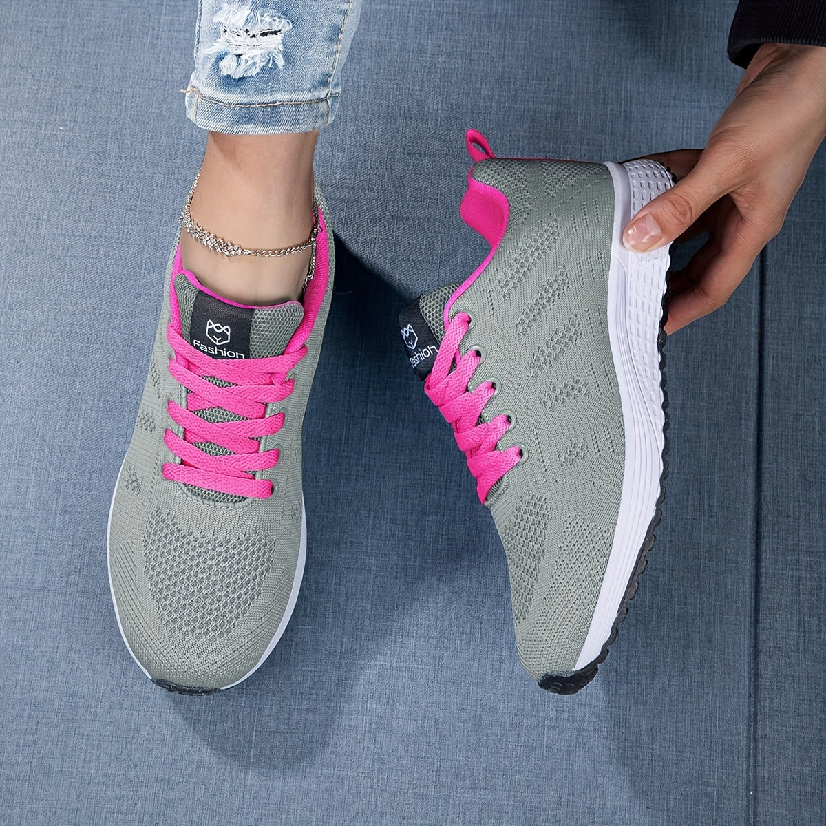 Ava Dames Sportschoenen | Ademend Mesh, Lichtgewicht Gym Sneakers 5