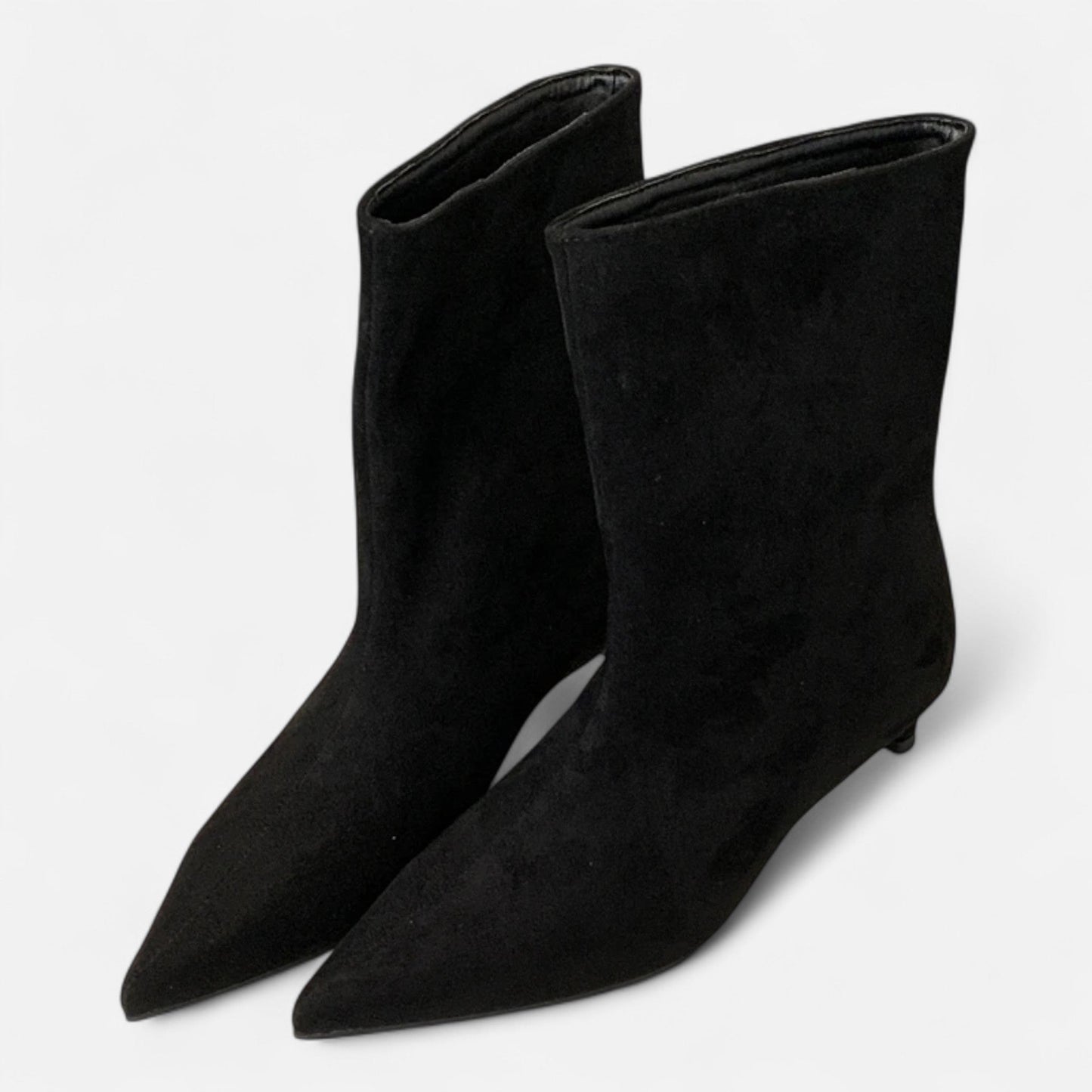 Ava | Enkellaarsjes Dames – Zwart, Elegant & Comfortabel 1