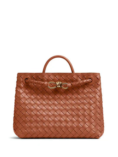 Geweven Vegan Leren Shopper – Tijdloze Stijl en Duurzaam Design
