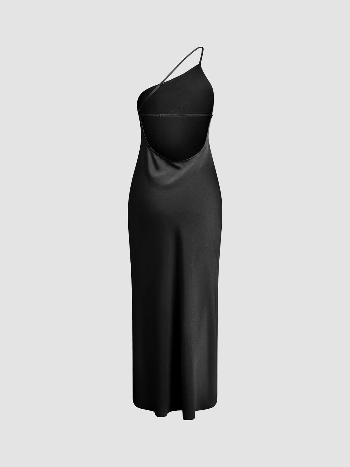 Satijnen jurk Bruiloft Feestelijk Elegante Kort Modelo