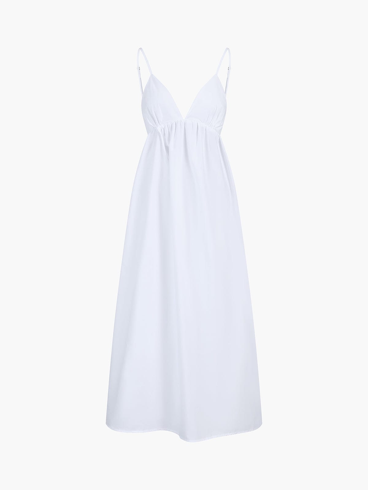 Maxi Jurk Zomer Elegant Rugloos Met Cut-Out